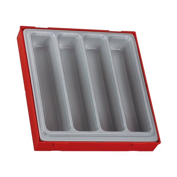 Teng Tools 4 Compartment Double Size Empty Plastic Storage Tray TTD00 - main